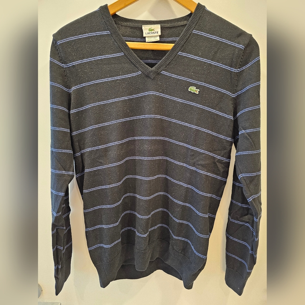Lacoste v neck sweater